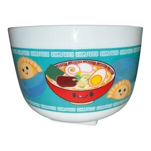 Cute Ramen Bowl with Dumpling Design By ALOHA BEACH DESIGNS EUC